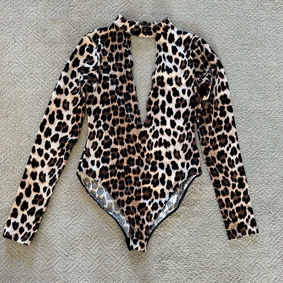 La Senza Cheetah Print Bodysuit - Picture 1 of 2